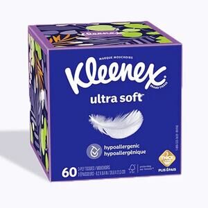 Kleenex Ultra Soft™ Facial Tissues  Cube Box